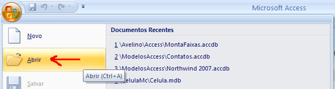 Usando Access