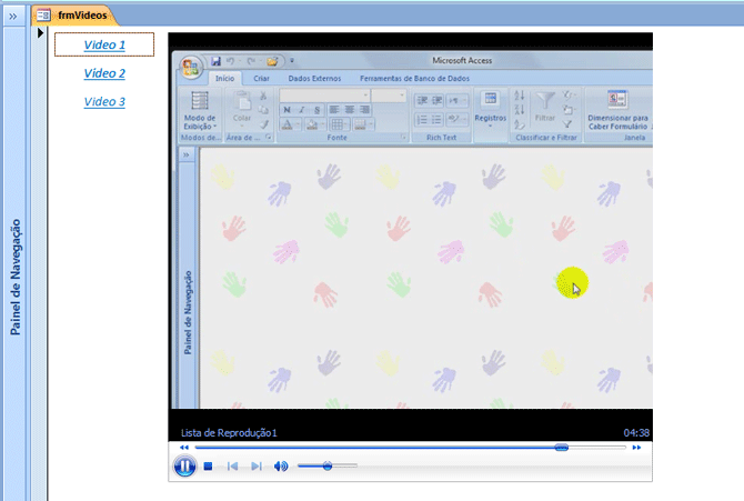 Assistindo vdeo pelo Access 2007