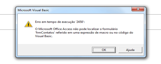 Usando Access - Cadastro de clientes