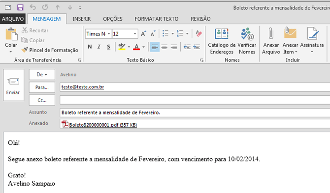 Usando Access - Boleto em PDF Caixa Econmica