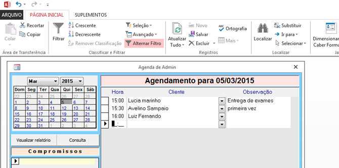 Usando Access - Calendario mscal.ocx