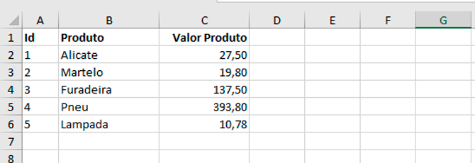 Usando Access - Update plainilha Excel