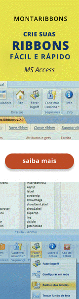 Assistente para criar ribbons no Access