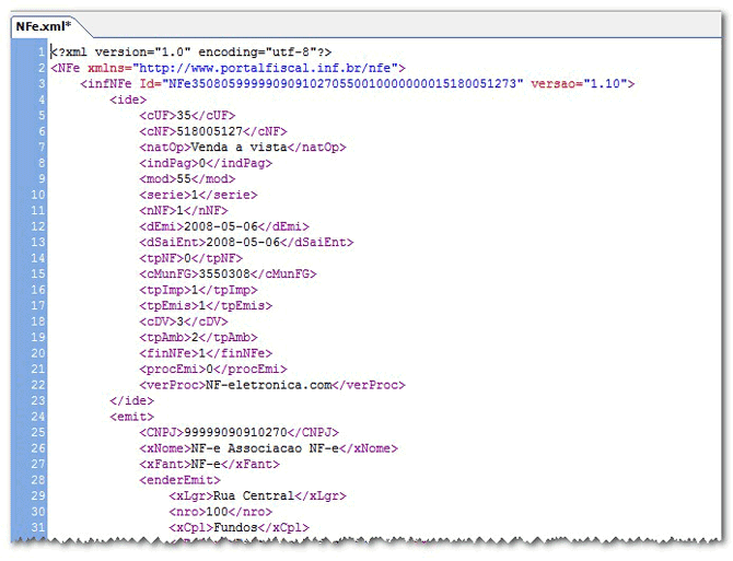 Xml - Nota Fisacal Eletrnica