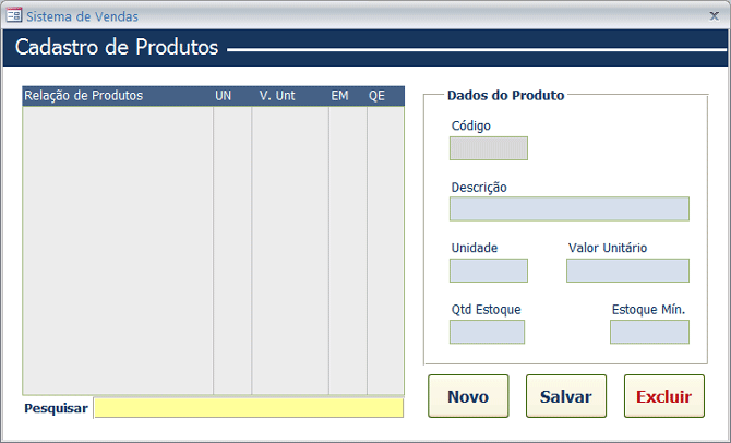 Classe no Access 2007/2010